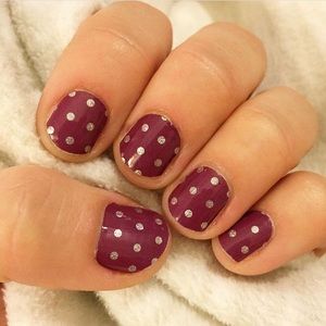 Jamberry Icy Boysenberry Polka